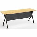 Special-T Table, FlipNest, Transform2, 72inx24inx30in, Crema Maple/Black SCTTRNF22472BCM